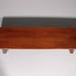 Torbecchia Solid Walnut Bench by Giovanni Michelucci
