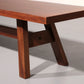 Torbecchia Solid Walnut Bench by Giovanni Michelucci