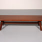 Torbecchia Solid Walnut Bench by Giovanni Michelucci