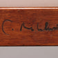 Torbecchia Solid Walnut Bench by Giovanni Michelucci