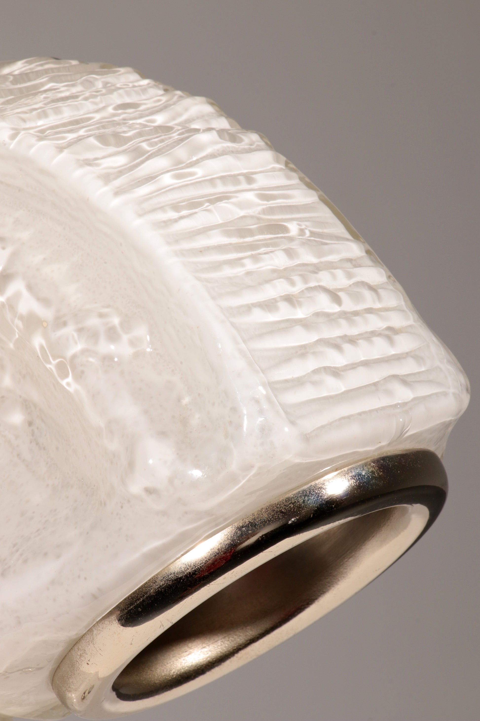 Osso Bark Effect Glass Table Lamp by Carlo Nason for Mazzega 1970