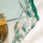 Chiselled Glass Table Lamp in Brass by Gino Paroldo for Dinodei, 1960s