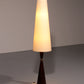 Vintage Teak Floor Lamp with Fabric Shade from Parker Knoll, 1960s