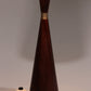 Vintage Teak Floor Lamp with Fabric Shade from Parker Knoll, 1960s