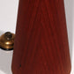 Teak Floor Lamp with Fabric Shade from Parker Knoll, 1960s