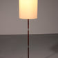 Temde Teak & Metal Floor Lamp with New Custom Shade – 1960s Elegance