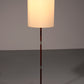 Temde Teak & Metal Floor Lamp with New Custom Shade – 1960s Elegance