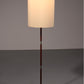 Temde Teak & Metal Floor Lamp with New Custom Shade – 1960s Elegance