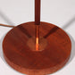 Temde Teak & brass Floor Lamp with New Custom Shade – 1960s Elegance
