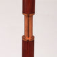 Temde Teak & brass Floor Lamp with New Custom Shade – 1960s Elegance
