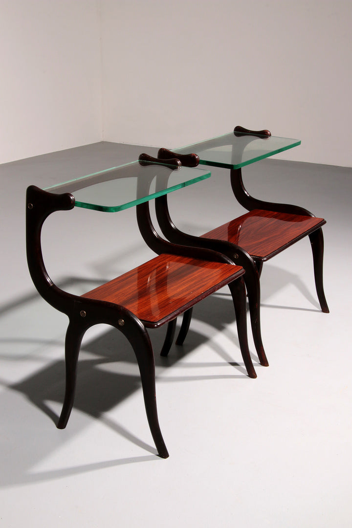Mid-Century Italian set  Side Tables Attributed to Ico Parisi