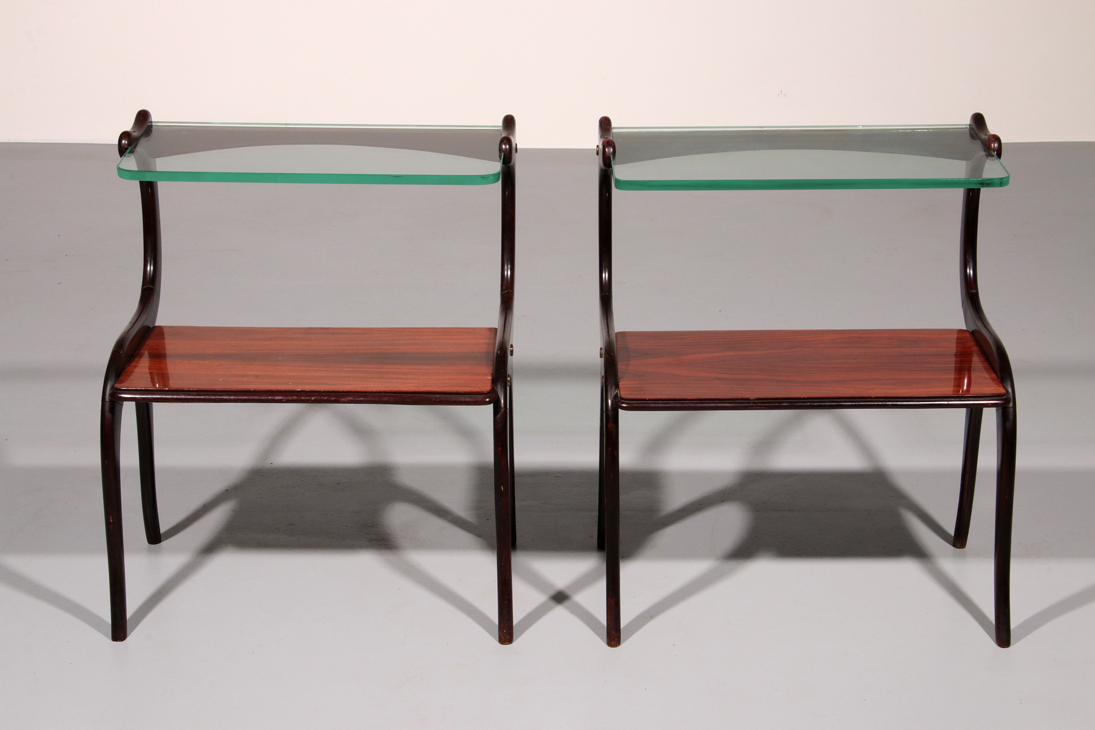 Mid-Century Italian set  Side Tables Attributed to Ico Parisi