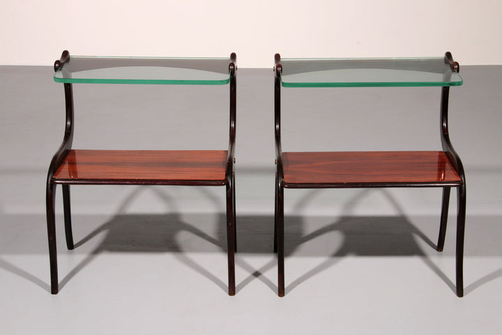Mid-Century Italian set  Side Tables Attributed to Ico Parisi