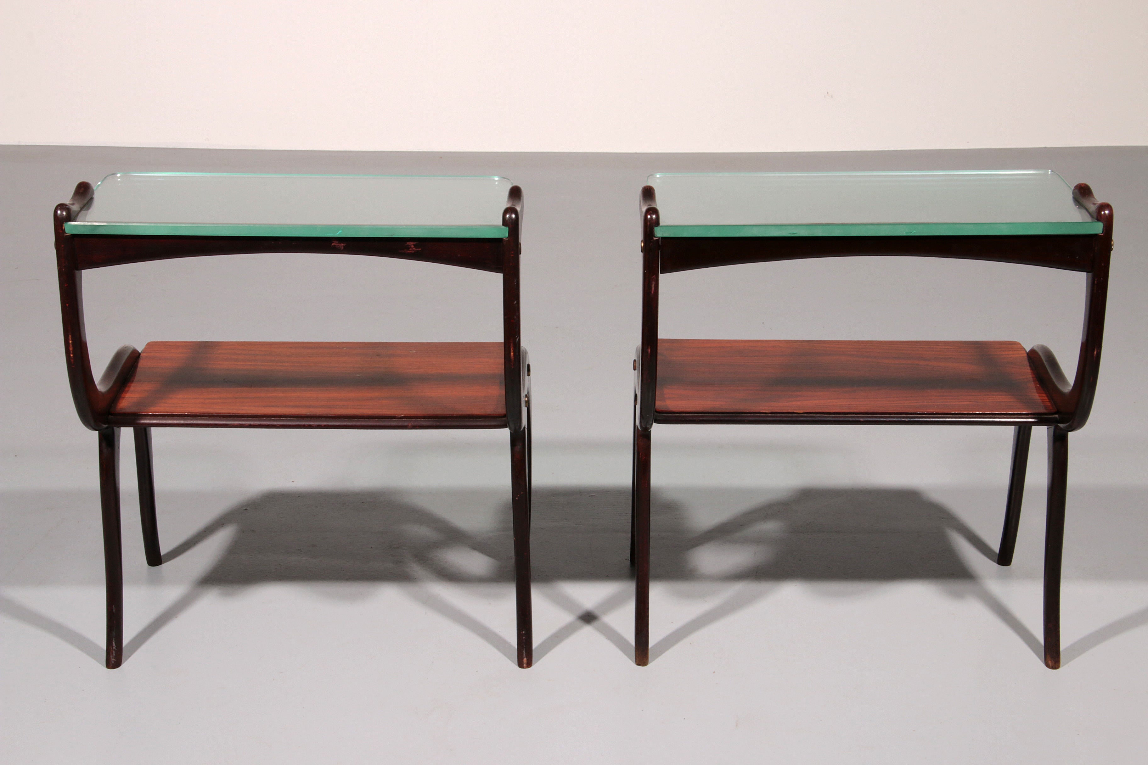 Mid-Century Italian set  Side Tables Attributed to Ico Parisi