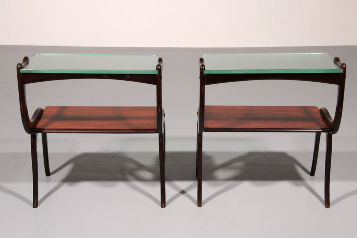 Mid-Century Italian set  Side Tables Attributed to Ico Parisi