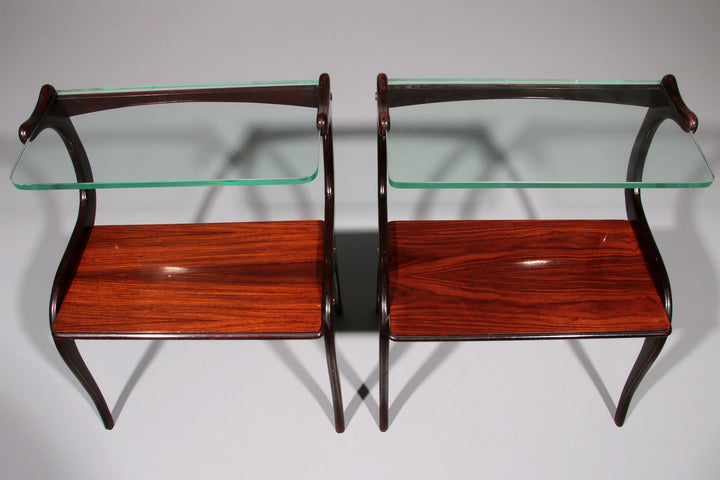 Mid-Century Italian set  Side Tables Attributed to Ico Parisi