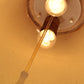 Elegant 1950s Italian Brass Diabolo Wall Lamp very rare