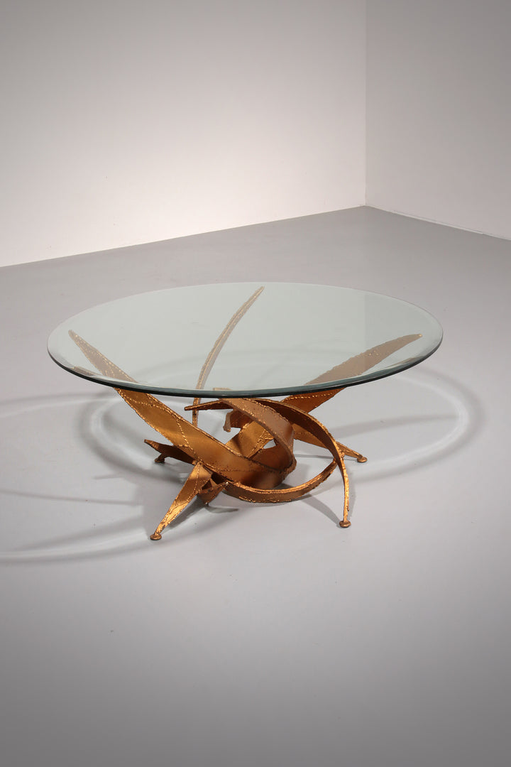 Silas Seandel Brutalist Coffee Table - Manner of Paul Evans