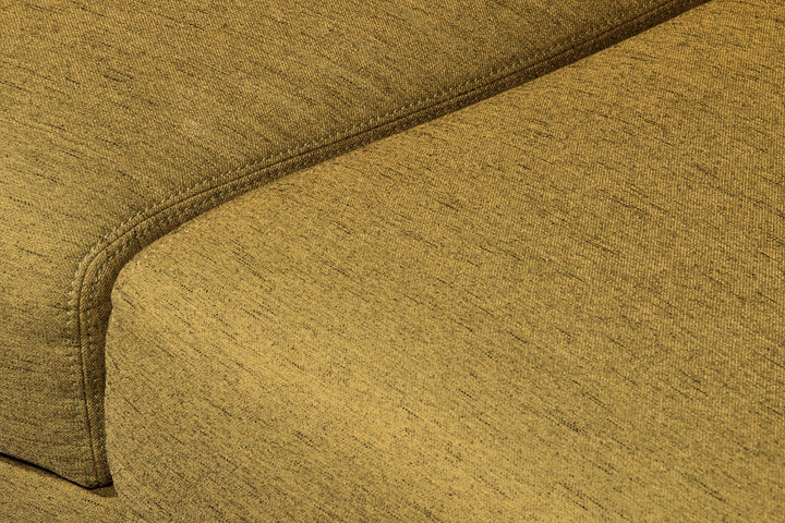 Somaschini x Dainelli Studio – Vintage Two-Seater Sofa in Lime & Maize Yellow (1970s)