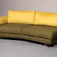 Somaschini x Dainelli Studio – Vintage Two-Seater Sofa in Lime & Maize Yellow (1970s)
