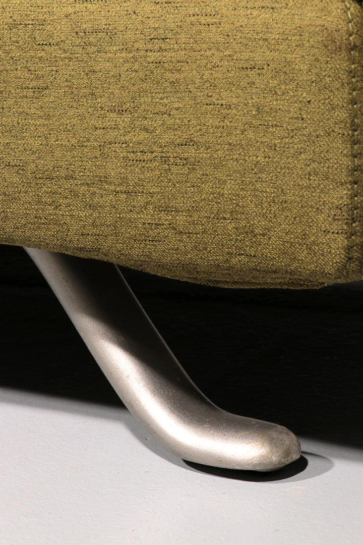 Somaschini x Dainelli Studio – Vintage Two-Seater Sofa in Lime & Maize Yellow (1970s)