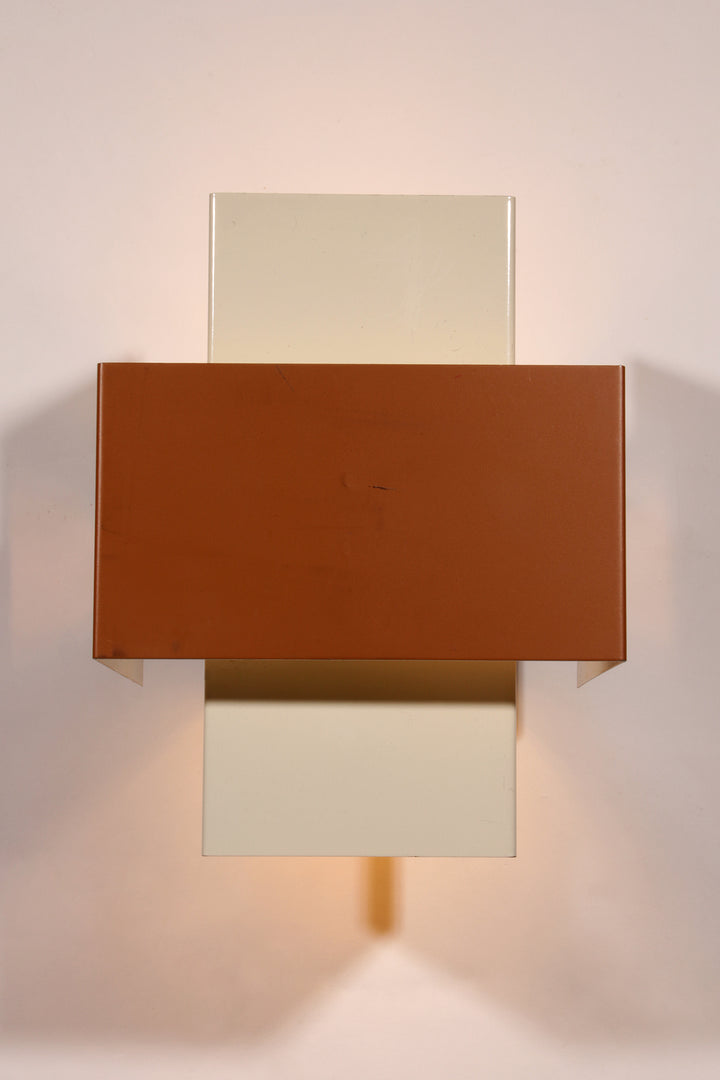 Pair of Geometric Philips Wall Lights, 1960