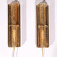 Atlantic Double Wall Lamp by Vitrika, 1970s Danish Design