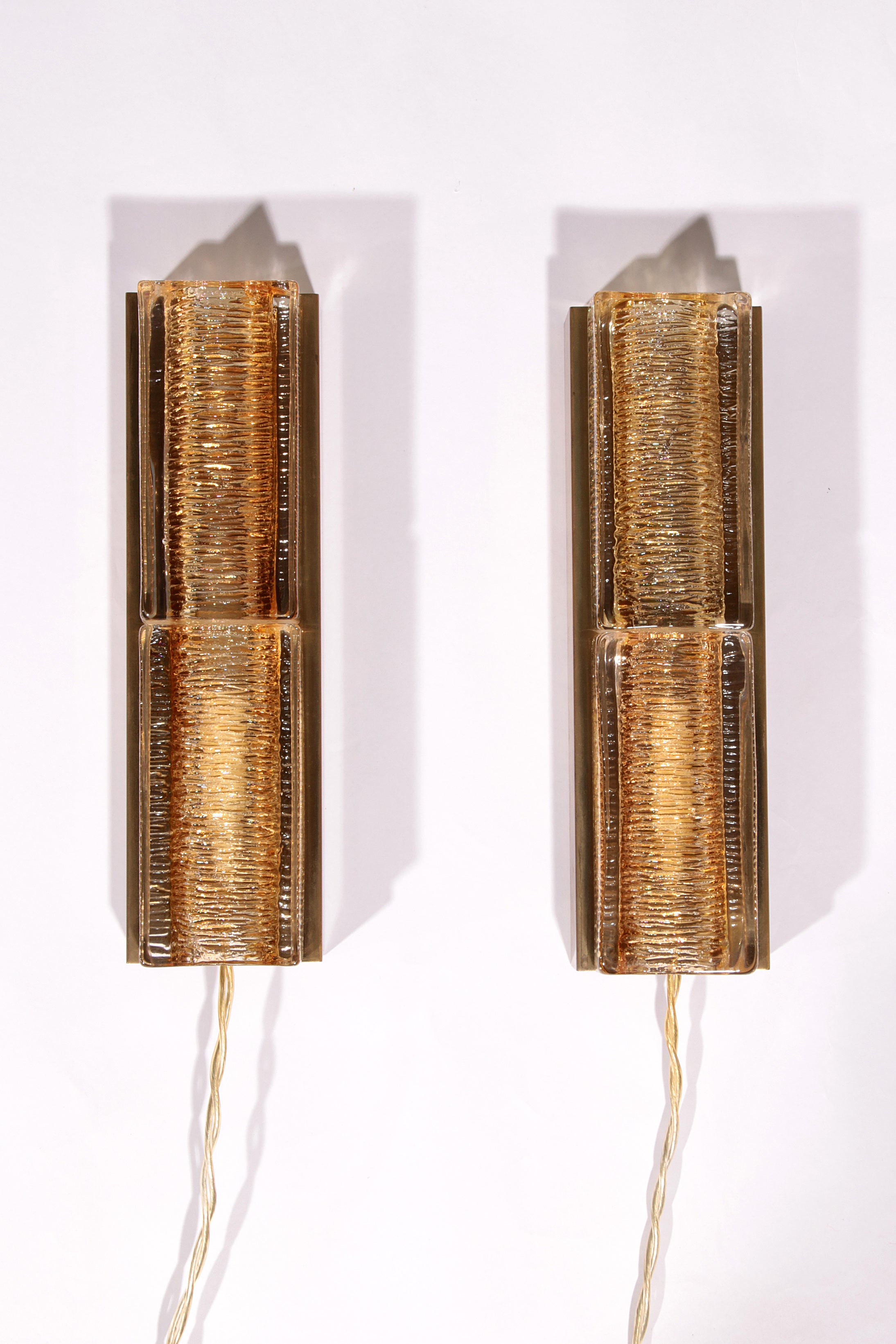 Atlantic Double Wall Lamp by Vitrika, 1970s Danish Design