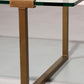 Salon Table Glass and Brass by Peter Ghyczy Model T54  1970