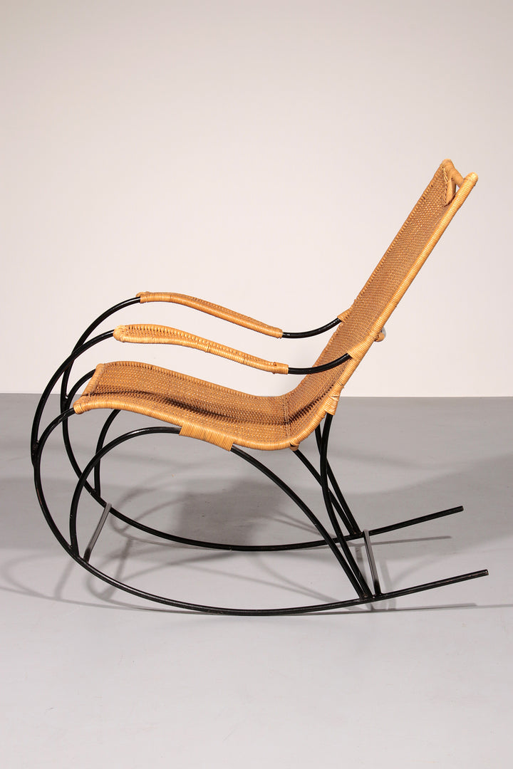 Rocking chair by Carl Auböck for Werkstätte Carl Auböck, 1950s