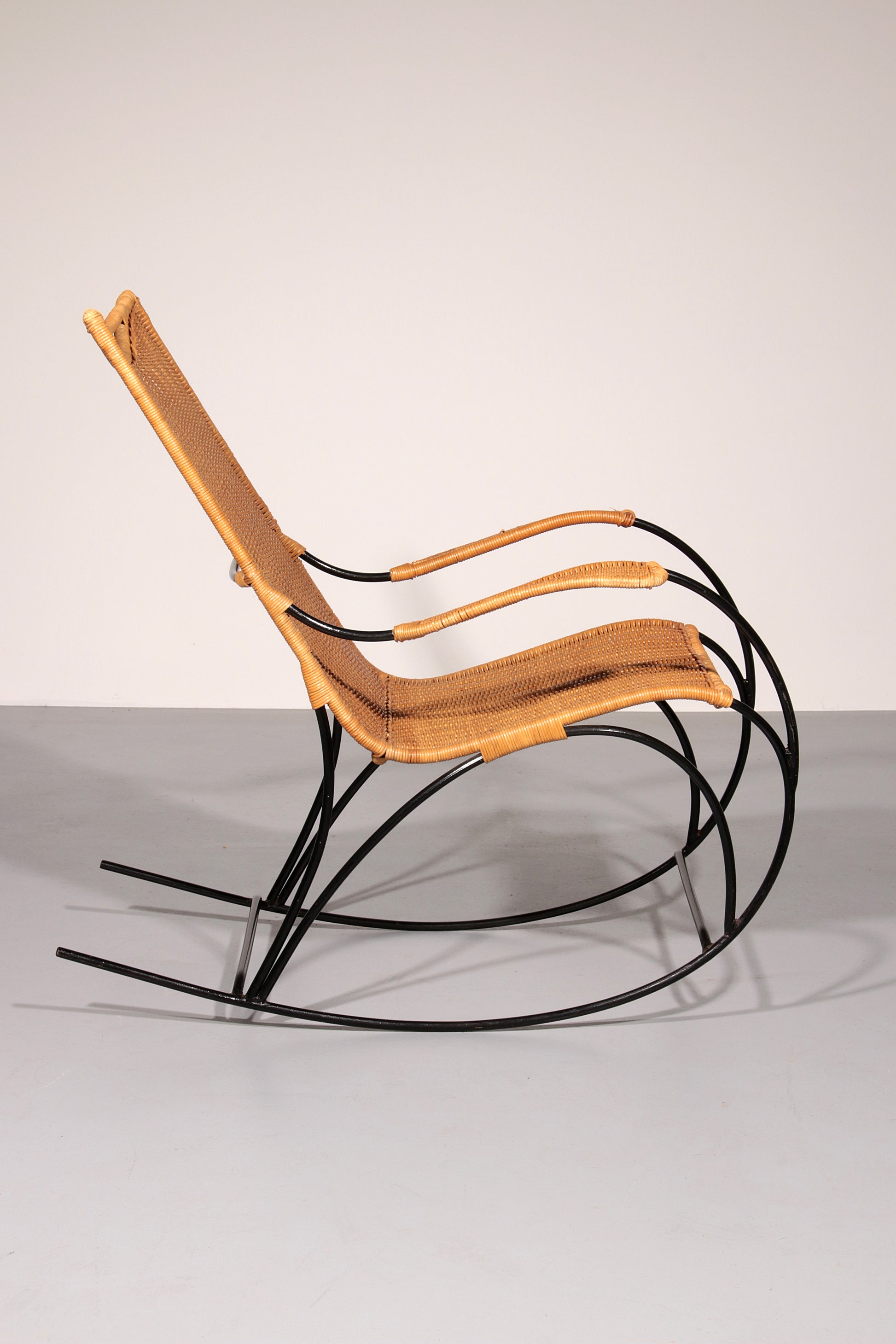 Rocking chair by Carl Auböck for Werkstätte Carl Auböck, 1950s