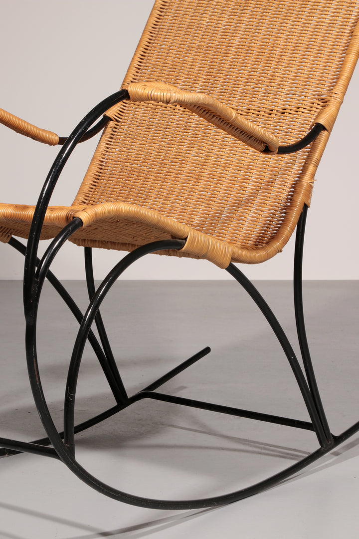 Rocking chair by Carl Auböck for Werkstätte Carl Auböck, 1950s