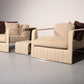 Paola Lenti Lounge Chairs and table Frame Your Comfort.