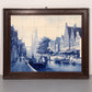 Large Tile tableau 30 pice De Waag Alkmaar Royal Delft Pr Fles by Cornelis Springer 1898