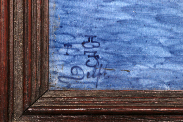 Large Tile tableau 30 pice De Waag Alkmaar Royal Delft Pr Fles by Cornelis Springer 1898