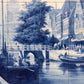 Large Tile tableau 30 pice De Waag Alkmaar Royal Delft Pr Fles by Cornelis Springer 1898