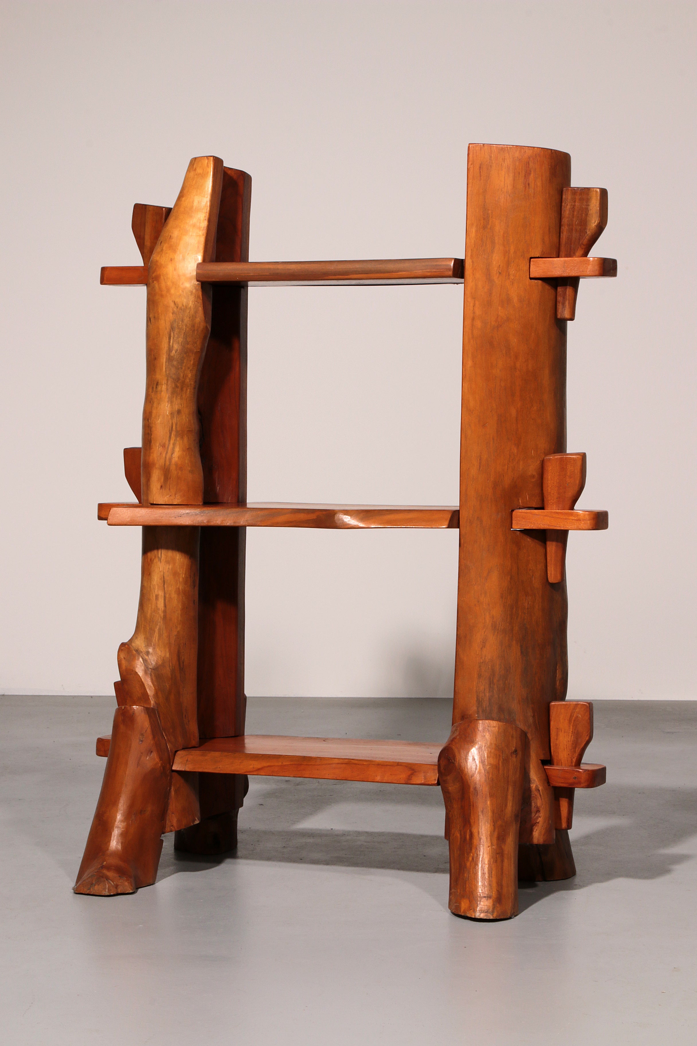  Mid-Century French Wooden Bookcase