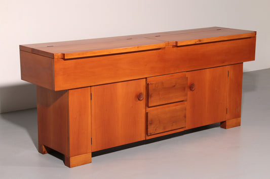 Torbecchia Sideboard in Walnut by Giovanni Michelucci for Poltronova, 1964