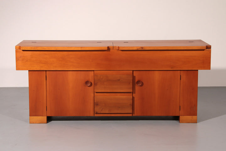 Torbecchia Sideboard in Walnut by Giovanni Michelucci for Poltronova, 1964
