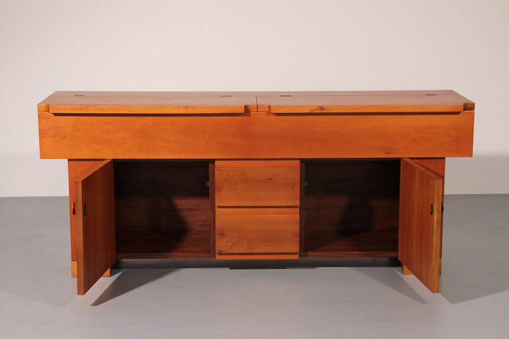 Torbecchia Sideboard in Walnut by Giovanni Michelucci for Poltronova, 1964