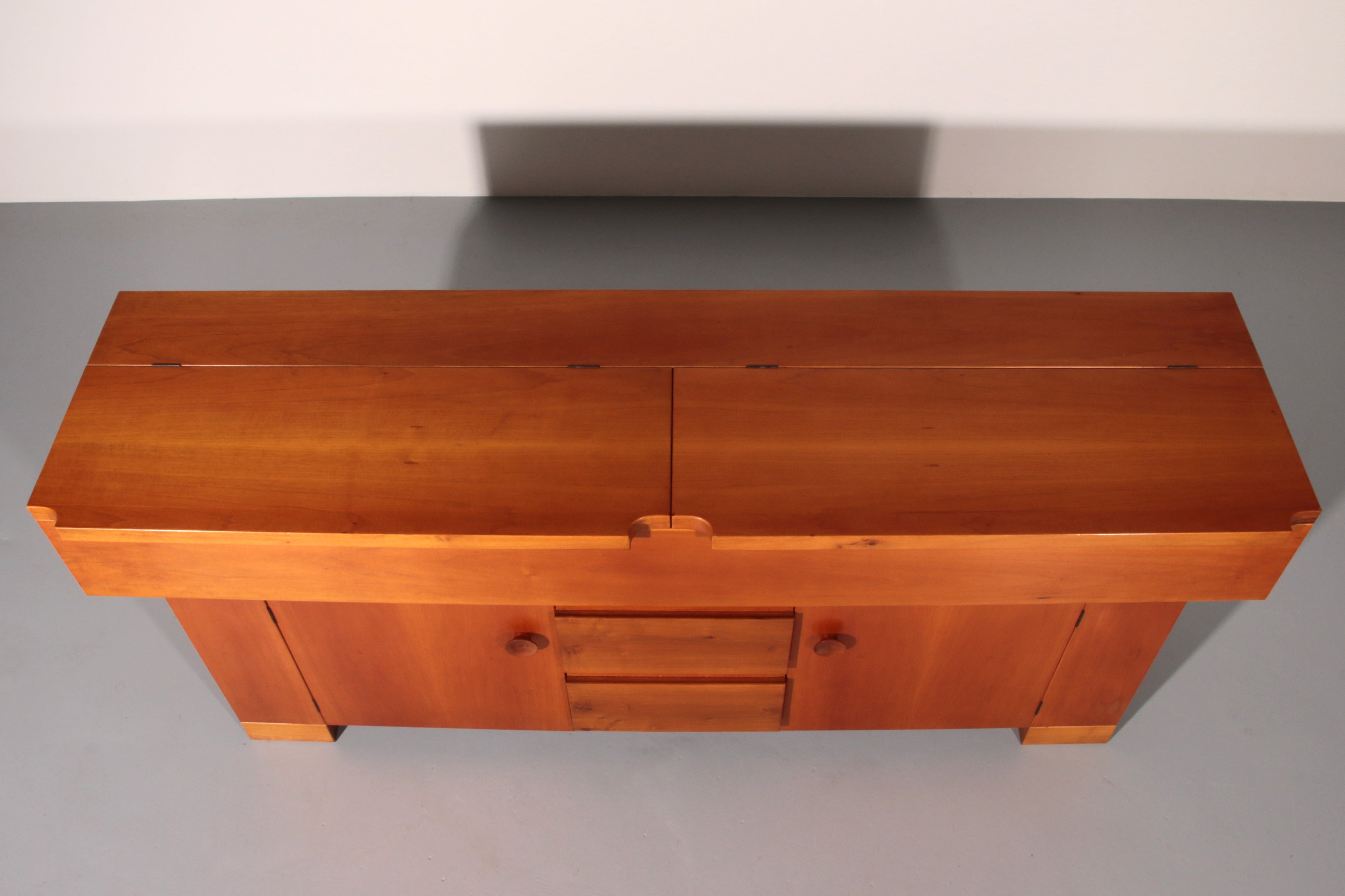 Torbecchia Sideboard in Walnut by Giovanni Michelucci for Poltronova, 1964