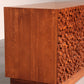 Contemporary Pair of Brutalist Sideboards Made of Solid Wood