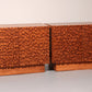 Contemporary Pair of Brutalist Sideboards Made of Solid Wood