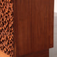 Contemporary Pair of Brutalist Sideboards Made of Solid Wood