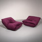 Purple Papillon Lounge Chairs by Guido Maria Rosati for Giovannetti Mind condition