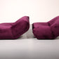 Purple Papillon Lounge Chairs by Guido Maria Rosati for Giovannetti Mind condition
