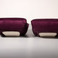 Purple Papillon Lounge Chairs by Guido Maria Rosati for Giovannetti Mind condition