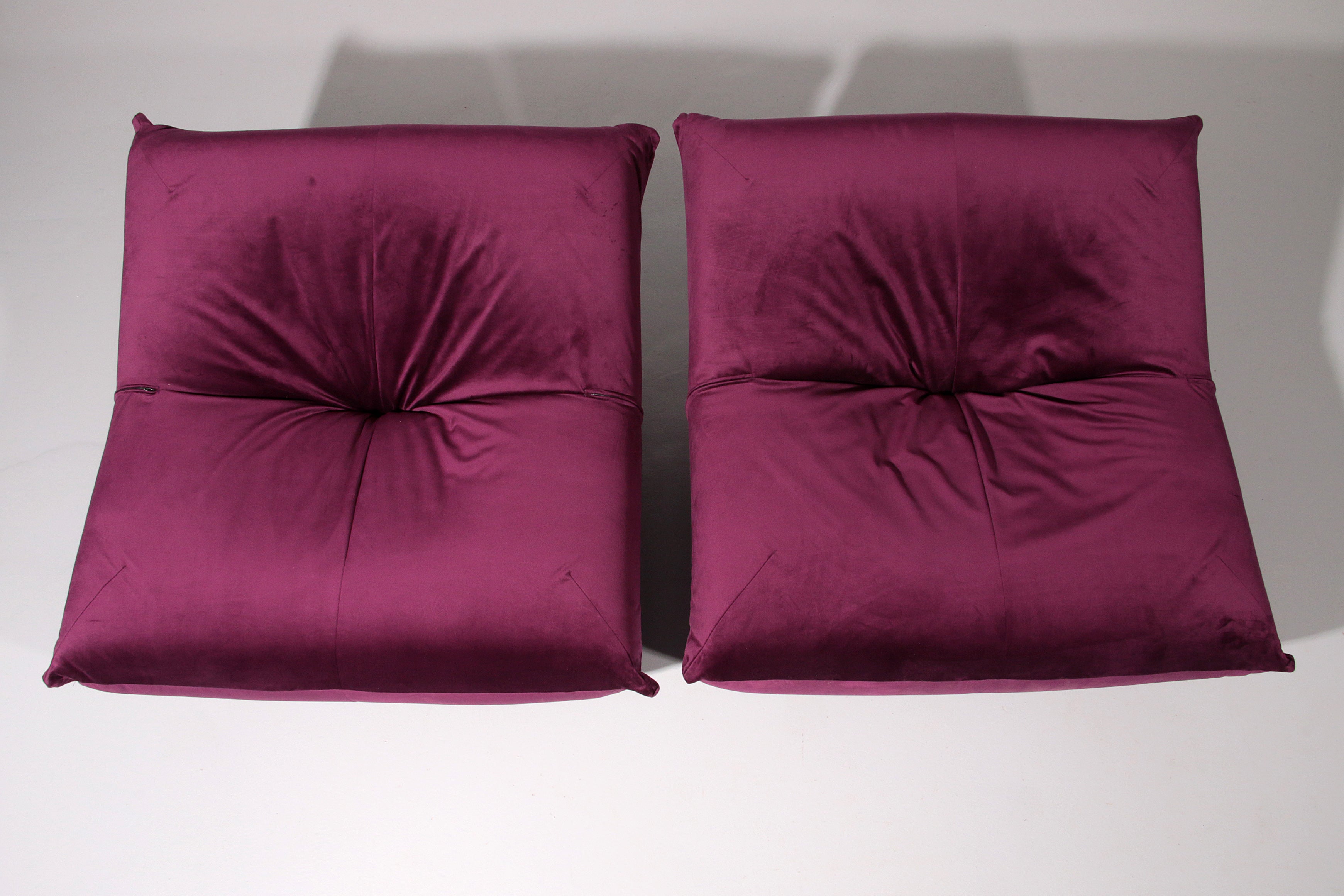 Purple Papillon Lounge Chairs by Guido Maria Rosati for Giovannetti Mind condition