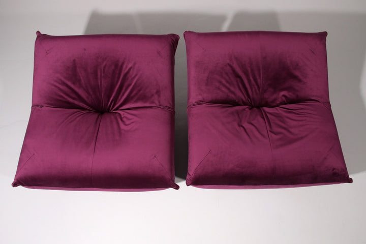 Purple Papillon Lounge Chairs by Guido Maria Rosati for Giovannetti Mind condition