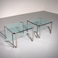 Peter Ghyczy T24 tables a set of two pieces from the 1970s.